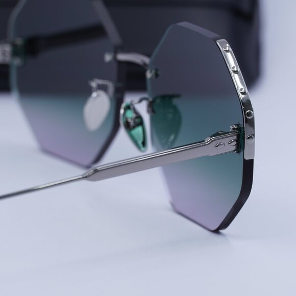 Final Price! Isabel Marant IM 0080/S 06LB JP Ruthenium/Green Sunglasses